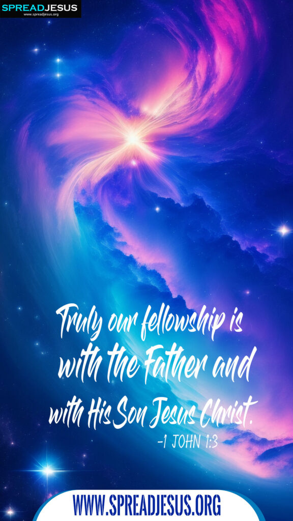 1 John 1_3 Bible Quotes Mobile Wallpapers-Inspirational Phone Backgrounds