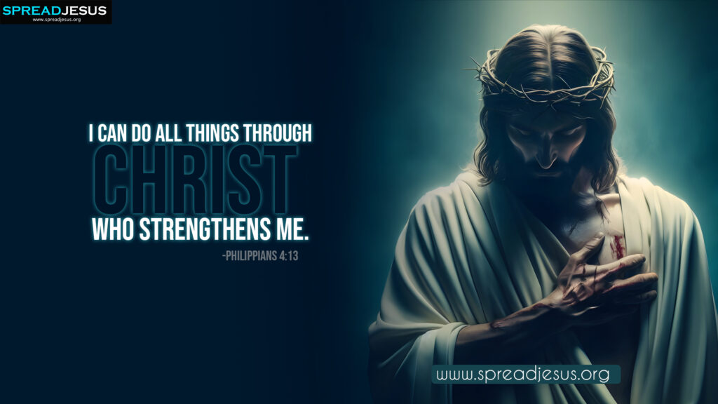 Bible Quote Wallpapers on Strength-Philippians 4:13