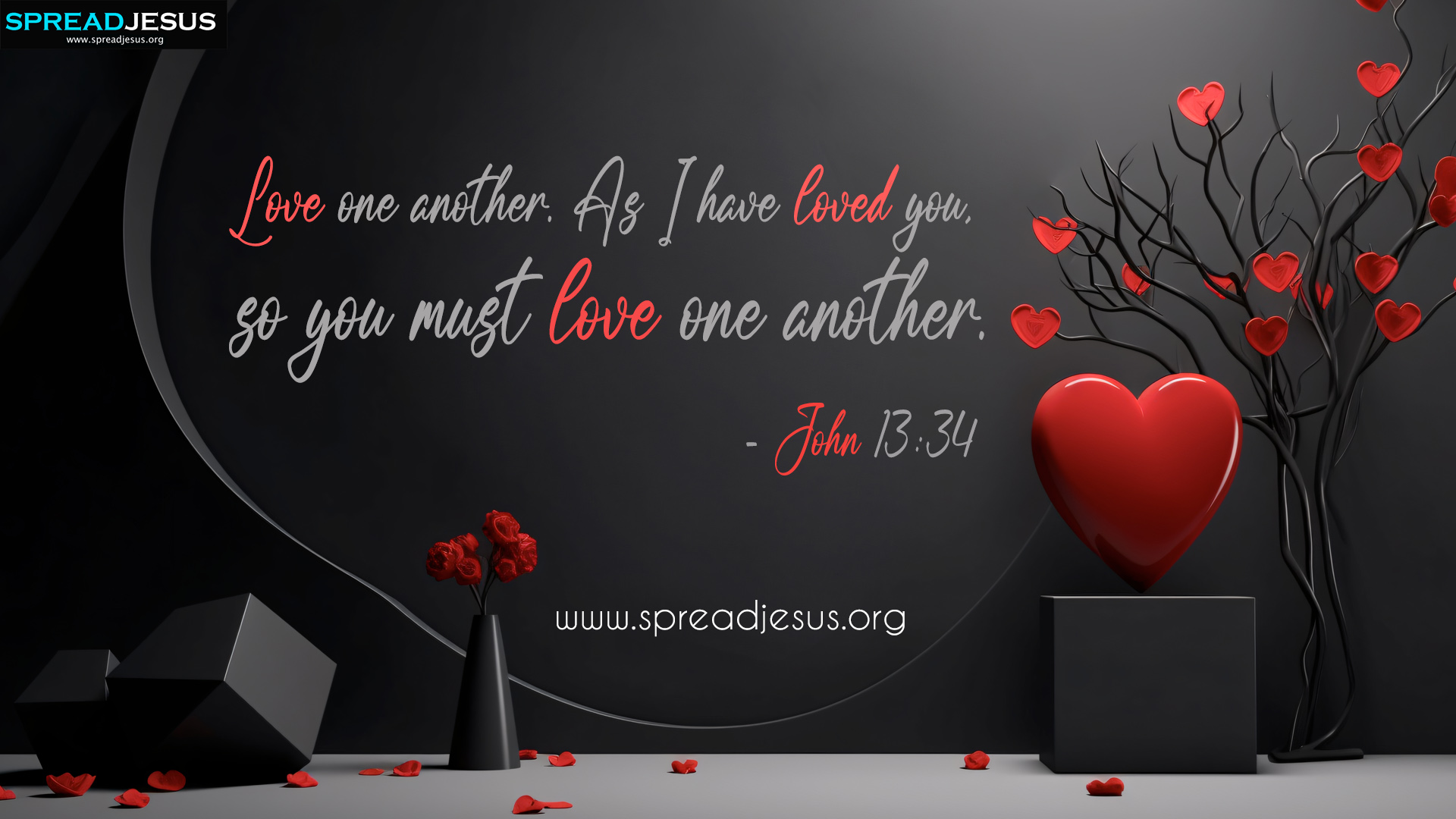 Jesus Quotes Wallpapers John 13:34