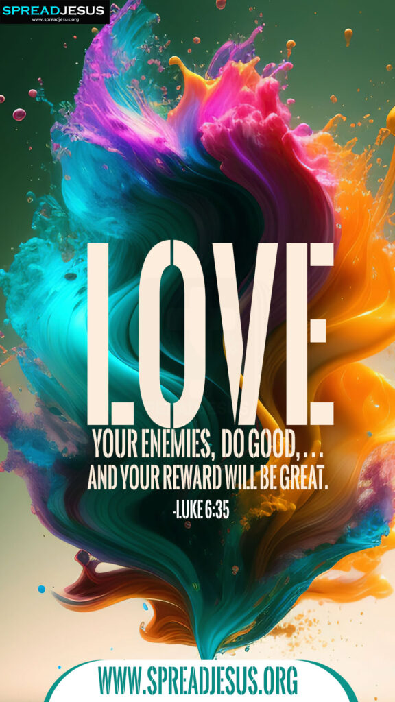 Luke 6:35 Bible Quotes Mobile Wallpapers-Inspirational Verses