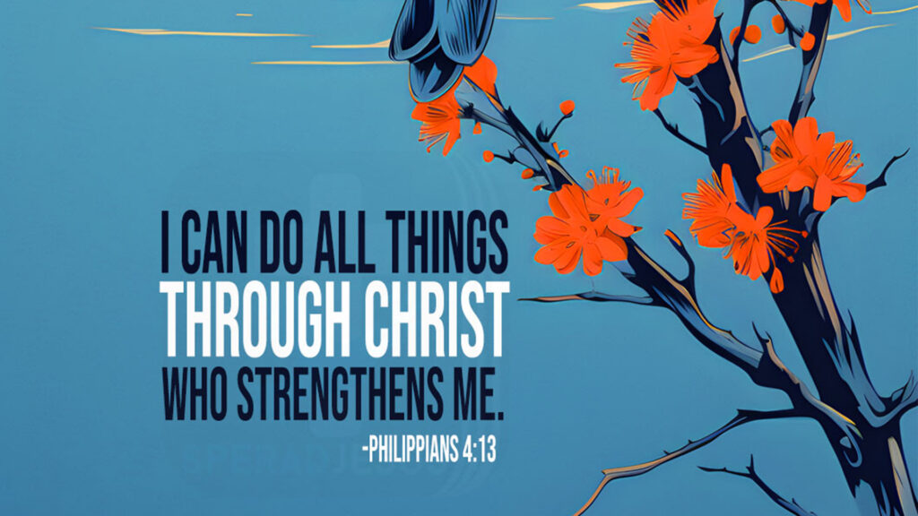 Philippians 4:13 Bible Quotes Mobile Wallpapers